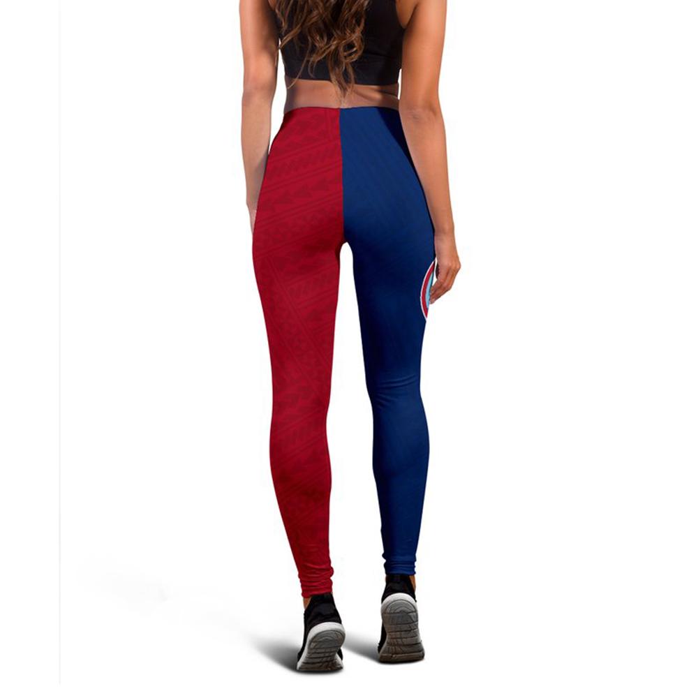 Guam Flag Leggings A6 - Polynesian Pride