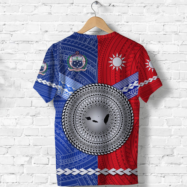 Taiwanese and Samoan Polynesian T Shirt Together LT8