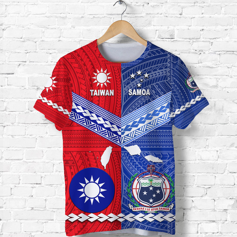 custom-personalised-taiwanese-and-samoan-polynesian-t-shirt-together