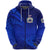 Manu Samoa Rugby Zip Hoodie Unique Version Full Blue - Polynesian Pride
