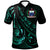 Samoa Polo Shirt The Flow Of The Ocean Green Unisex Green - Polynesian Pride