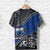 Samoa T Shirt Samoan Coat of Arms Fall In The Wave - Polynesian Pride