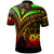 Samoa Polo Shirt Reggae Color Cross Style - Polynesian Pride