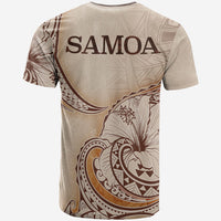 Samoa T Shirt Hibiscus Flowers Vintage Style - Polynesian Pride