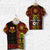 Custom Marquesas Islands T Shirt Marquesan Tattoo Unique Style Gradient Red LT8 - Polynesian Pride