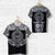 Custom Marquesas Islands T Shirt Marquesan Tattoo Simplified Version Black LT8 - Polynesian Pride