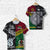 Custom Vanuatu New Zealand T Shirt Together Black, Custom Text and Number LT8 Unisex Red - Polynesian Pride