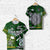 Custom New Zealand Maori Aotearoa T Shirt Cook Islands Together Green LT8 Unisex Green - Polynesian Pride