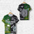 Custom New Zealand Maori Aotearoa T Shirt Cook Islands Together Black LT8 Unisex Green - Polynesian Pride