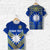 Custom Nauru Polynesian Flag T Shirt Creative Style Blue LT8 Unisex Blue - Polynesian Pride