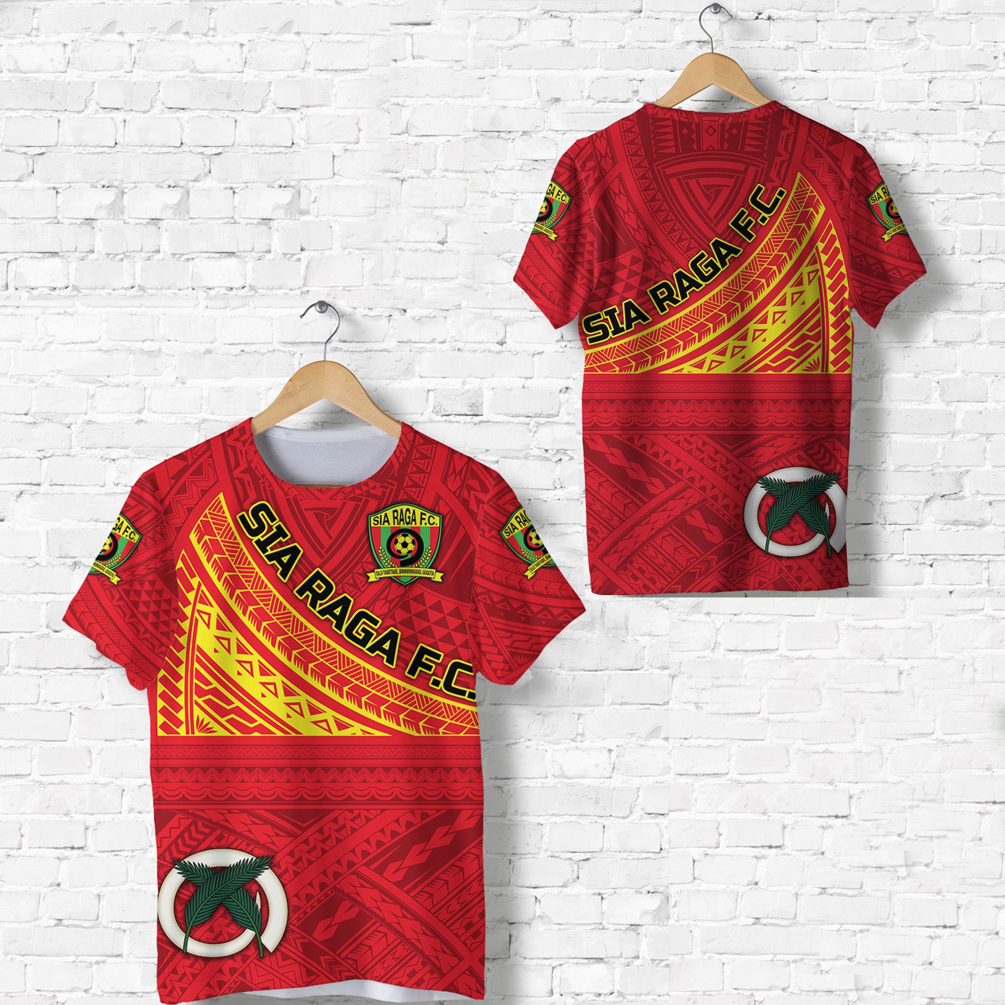 Vanuatu Sia Raga Football Club T Shirt Original Style LT8 Unisex Red - Polynesian Pride