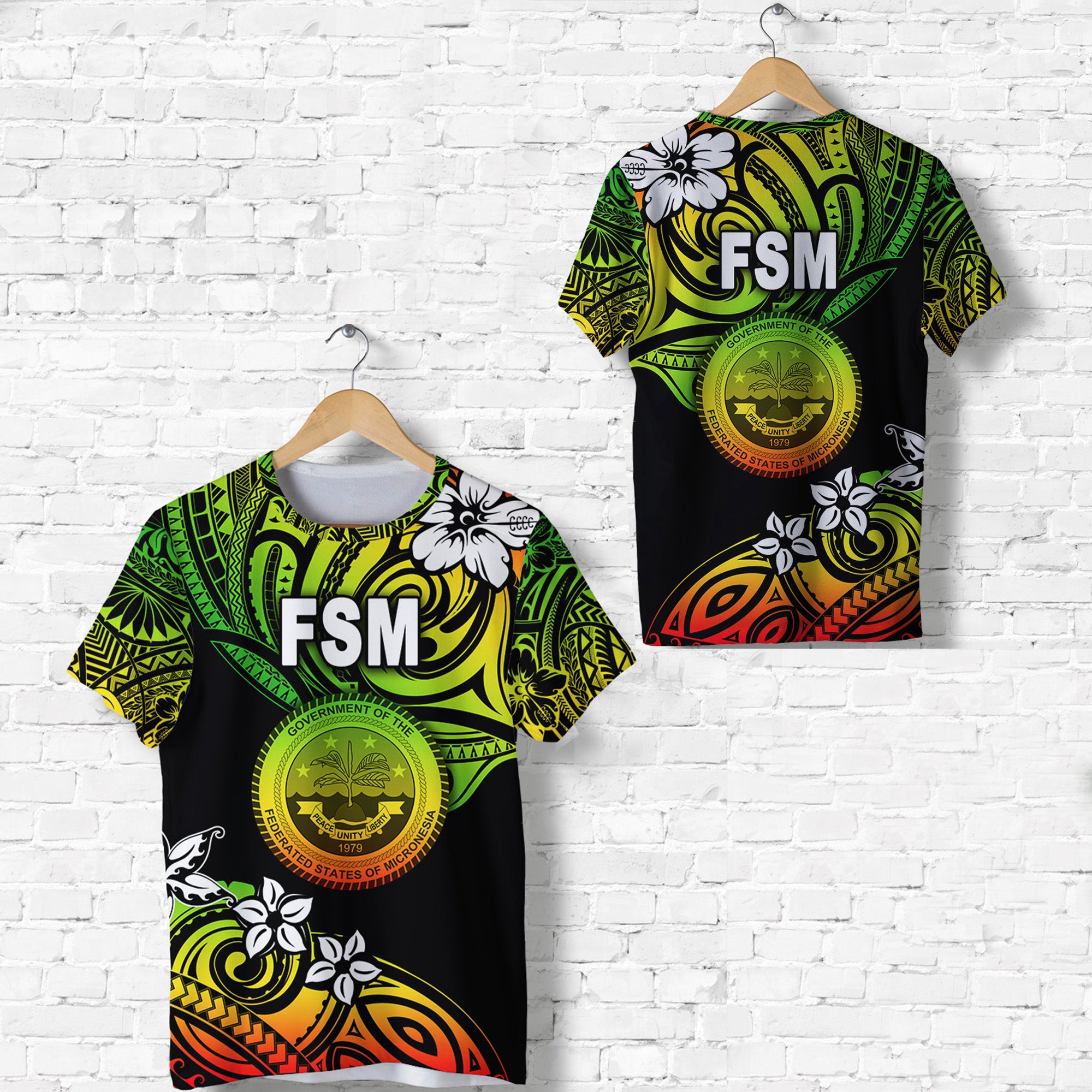 Federated States of Micronesia T Shirt Unique Vibes Reggae LT8 Unisex Reggae - Polynesian Pride