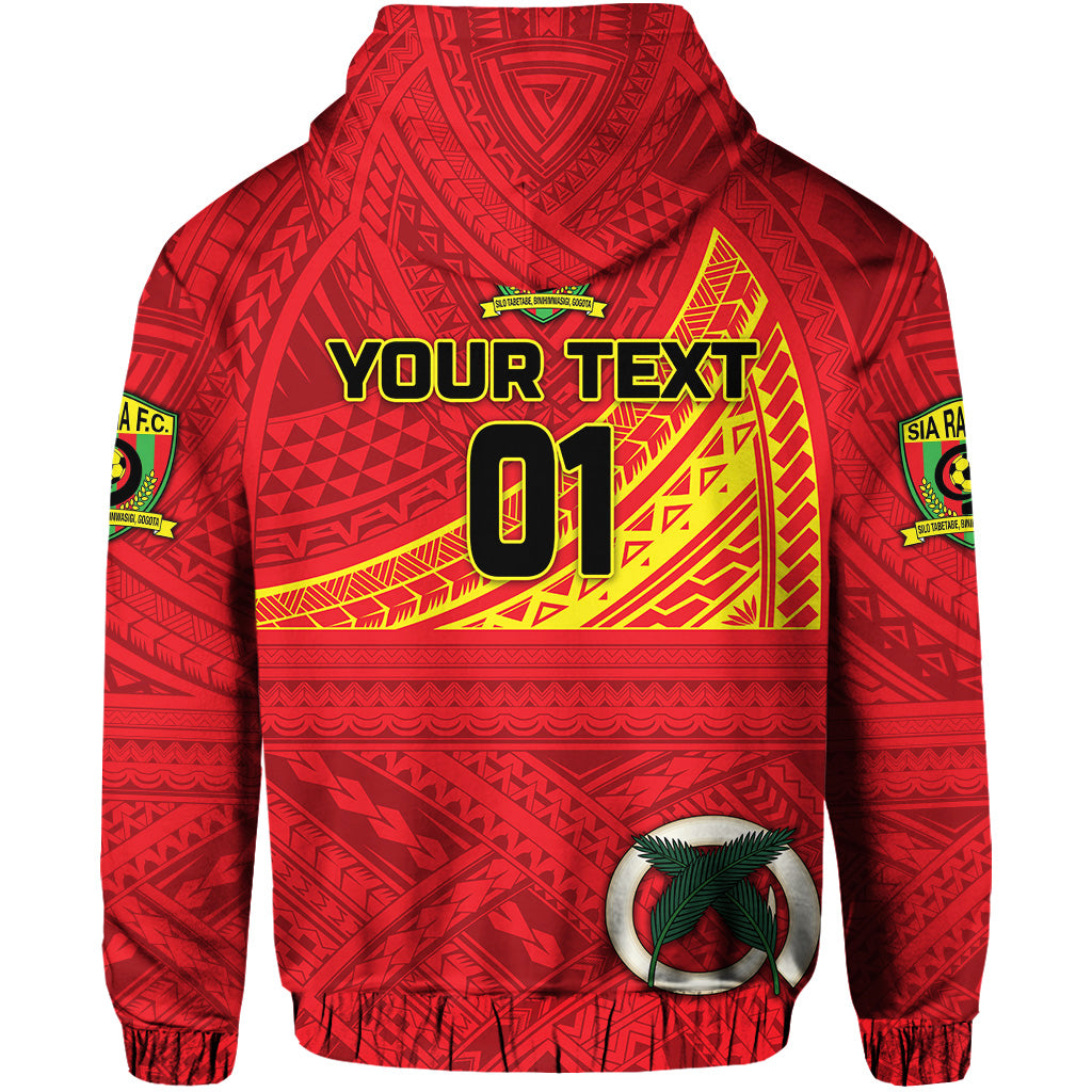 Custom Vanuatu Sia Raga Football Club Zip Hoodie Original Style LT8 - Polynesian Pride