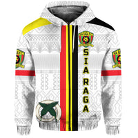 Vanuatu Sia Raga Football Club Zip Hoodie Simple Style LT8 - Polynesian Pride