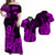 Hawaii Matching Dress and Hawaiian Shirt Polynesia Purple Ukulele Flowers LT13 Purple - Polynesian Pride