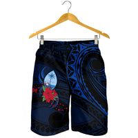 Guam Men Shorts Polynesian Flowers LT13 - Polynesian Pride