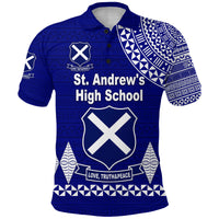 St. andrews High School Polo Shirt Simple Style LT8 - Polynesian Pride