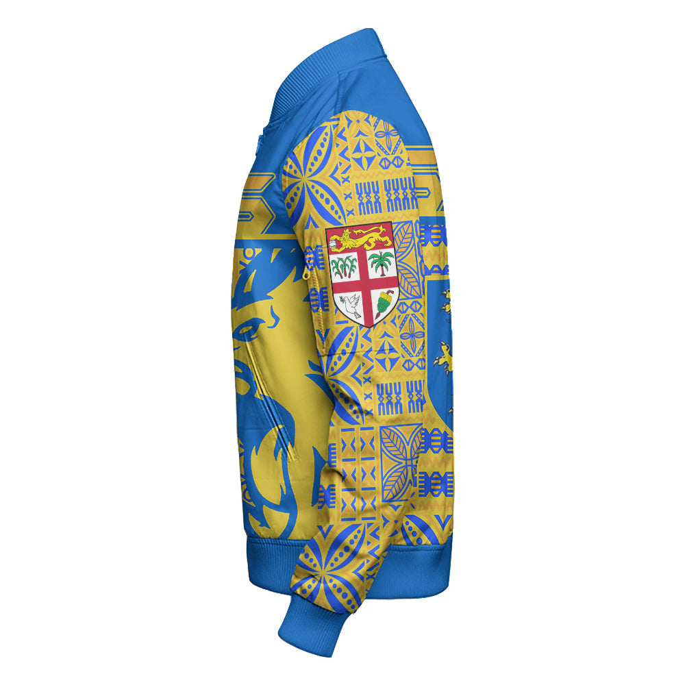 Suva Grammar School Sleeve Zip Bomber Jacket LT10 - Polynesian Pride