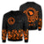 Lanai Map Hibiscus Polynesian Sweatshirt - Lithe Style - AH Unisex Orange - Polynesian Pride