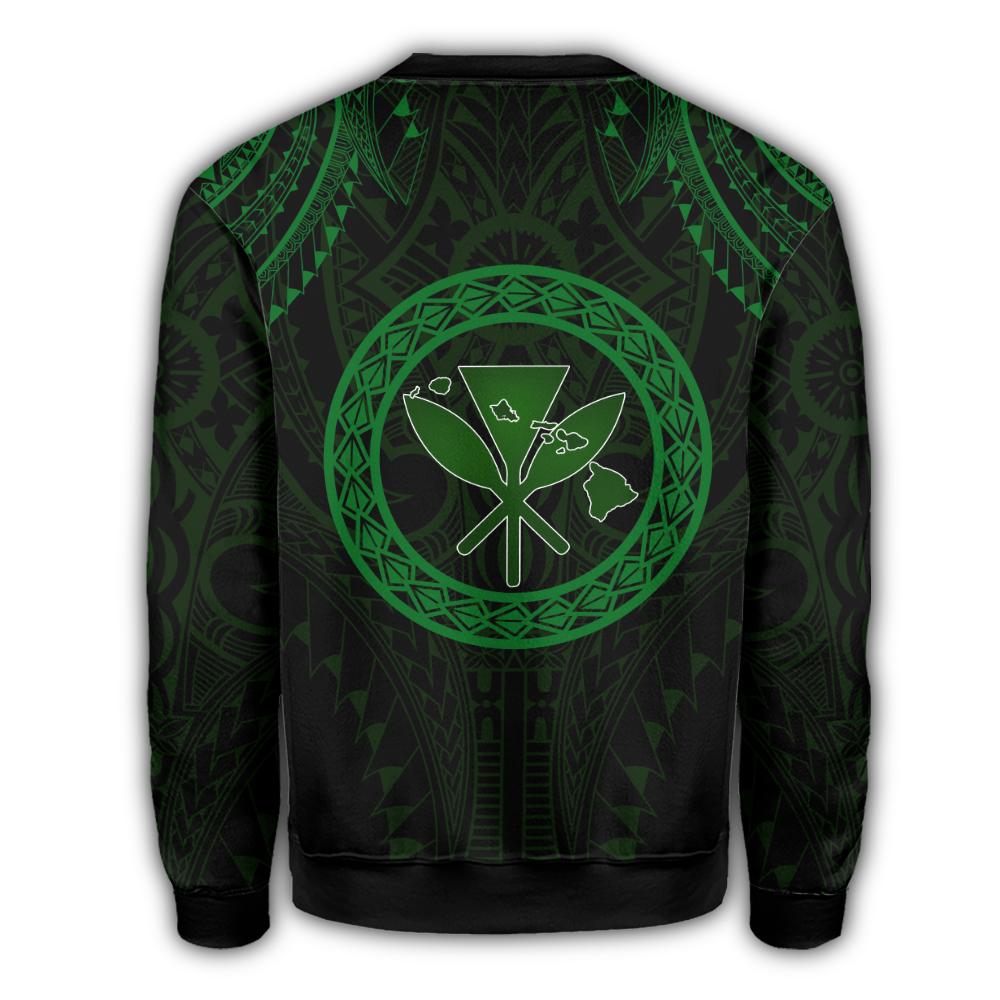 Hawaii Warrior Kanaka Polynesian Sweatshirt - Rob Style - AH - Polynesian Pride