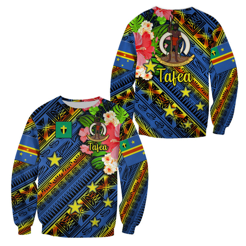 Vanuatu Tafea Sweatshirt Independence Be Proud LT8 Unisex Blue - Polynesian Pride
