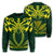 Hawaii Kanaka Polynesian Football Jersey Sweatshirt - Green - Bernice Style - AH Unisex Green - Polynesian Pride
