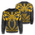 Hawaii Kanaka Polynesian Football Jersey Sweatshirt - Grey And Yellow - Bernice Style - AH Unisex Grey - Polynesian Pride