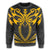 Hawaii Kanaka Polynesian Football Jersey Sweatshirt - Grey And Yellow - Bernice Style - AH - Polynesian Pride