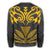 Hawaii Kanaka Polynesian Football Jersey Sweatshirt - Grey And Yellow - Bernice Style - AH - Polynesian Pride