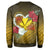 Kanaka Manta Ray Plumeria Heart Polynesian Sweatshirt - Sea Flower - AH - Polynesian Pride