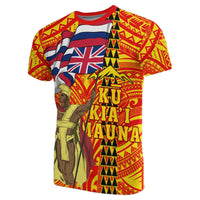 Hawaiian King Defend Mauna Kea T Shirt - Polynesian Pride
