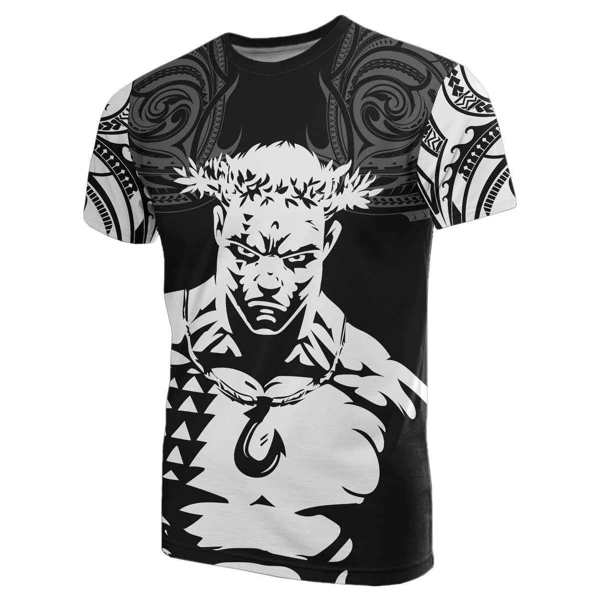 Hawaii Hook Polynesian White Maui T Shirt - Polynesian Pride