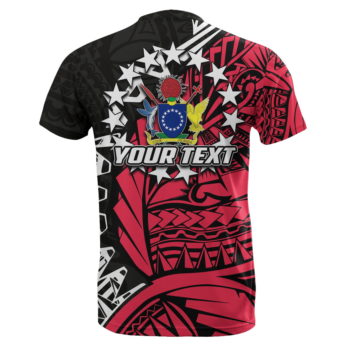 Custom Cook Islands T Shirt Atiu Polynesian Style LT6 - Polynesian Pride