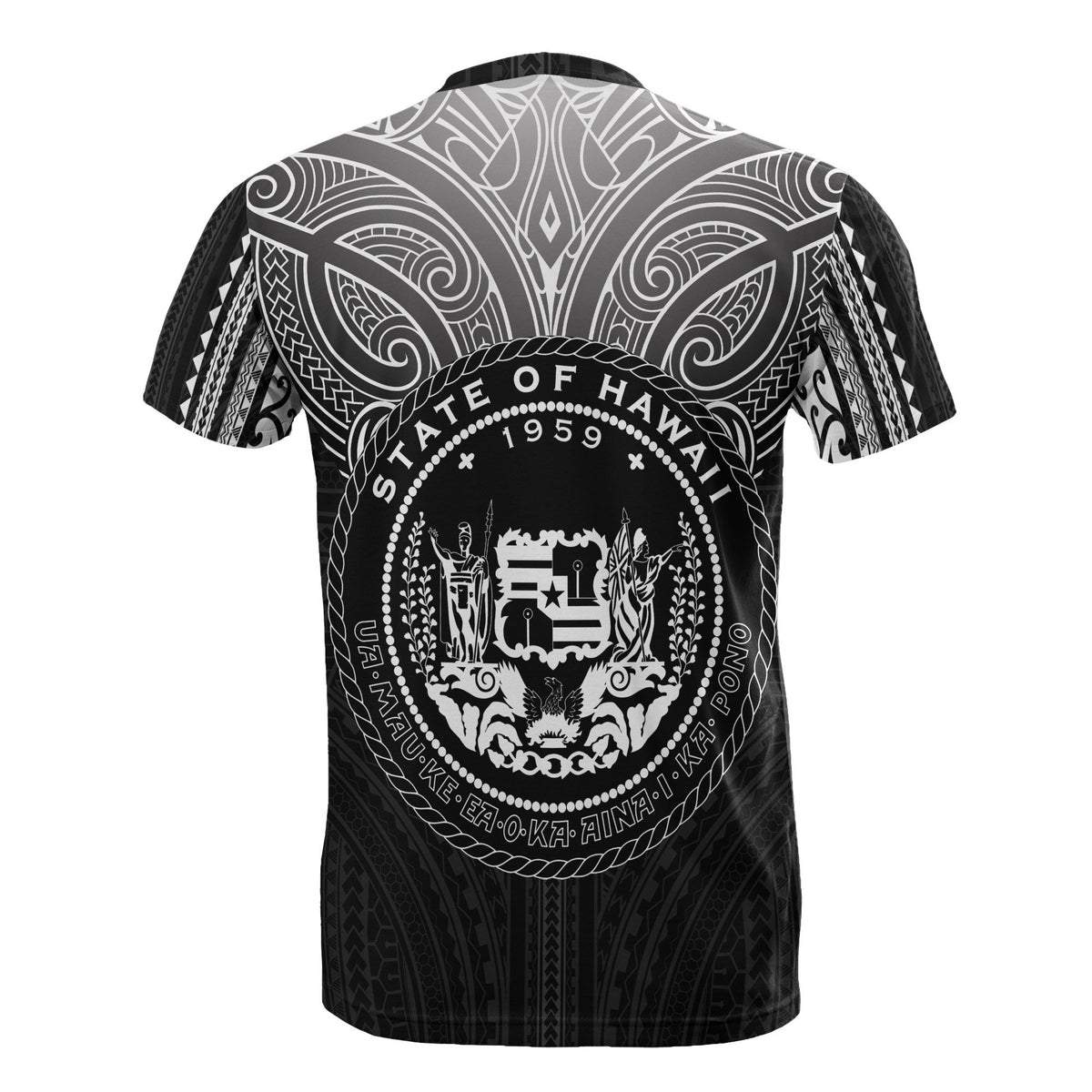 Hawaii T Shirt Triangle Polynesian Pattern - Polynesian Pride