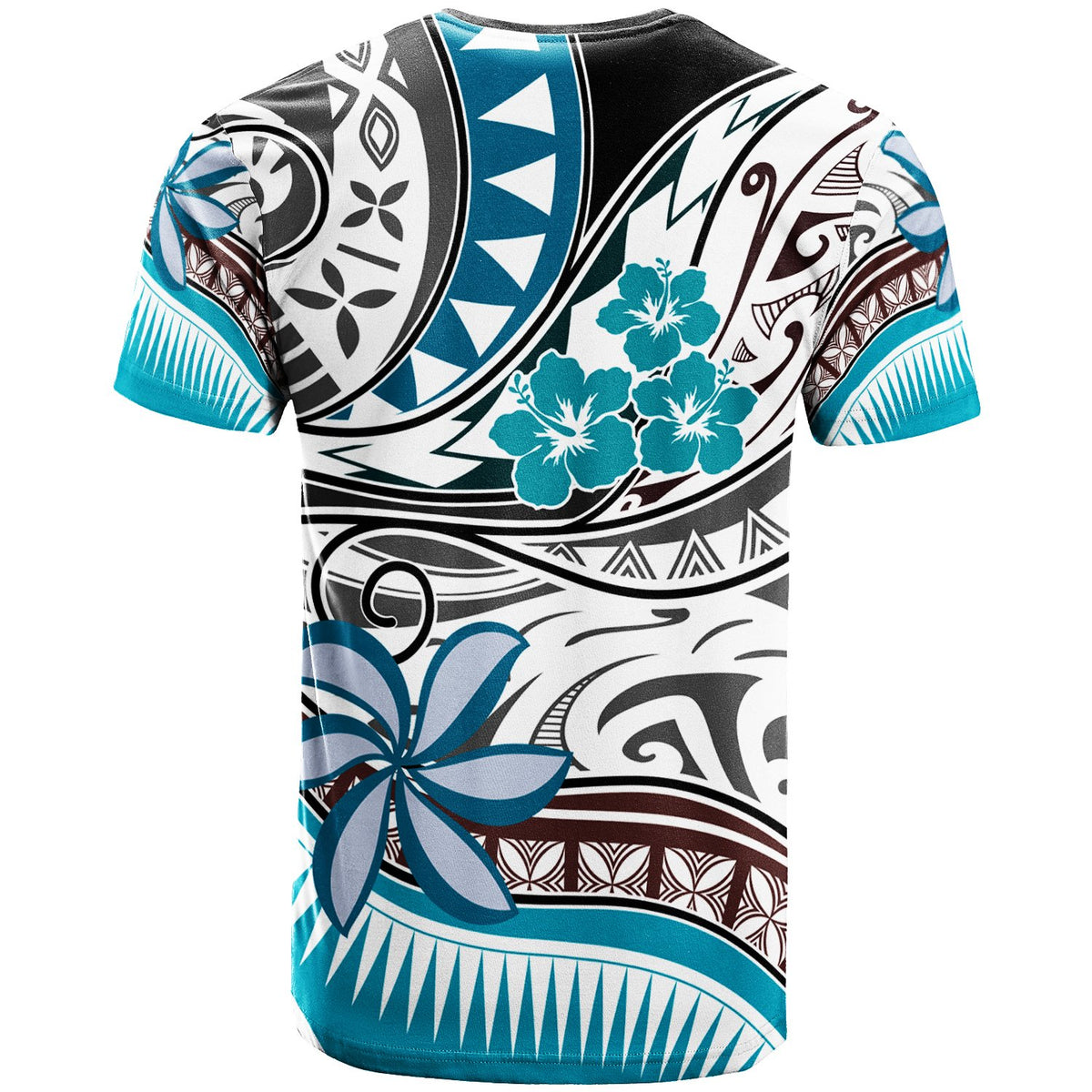Vanuatu T Shirt Flower and Flow - Polynesian Pride
