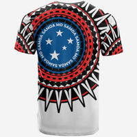 Samoa T Shirt Polynesian Sun Pattern - Polynesian Pride