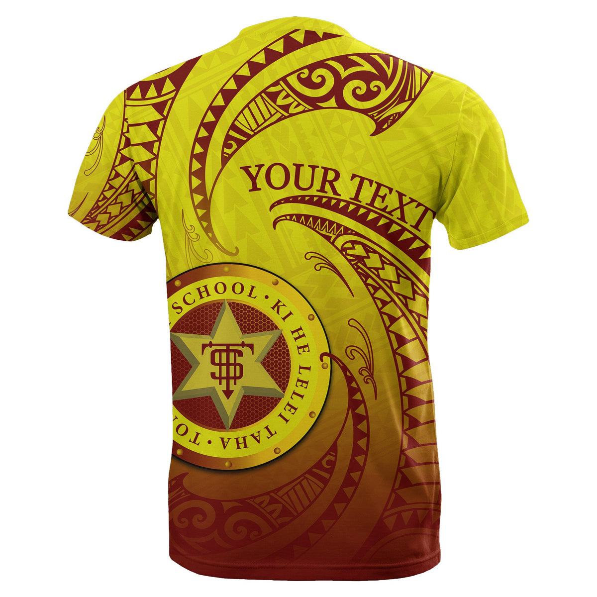 Custom Tonga High School T Shirt Special Polynesian No.2 - Polynesian Pride