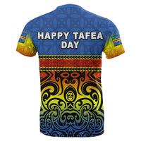 Tafea Day T Shirt of Vanuatu Polynesian Flag Style LT6 - Polynesian Pride