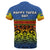 Tafea Day T Shirt of Vanuatu Polynesian Flag Style LT6 - Polynesian Pride