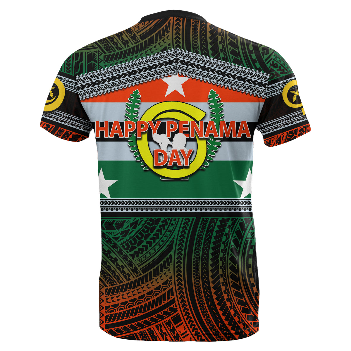 Penama Day T Shirt Of Vanuatu Polynesian Patterns LT6 - Polynesian Pride