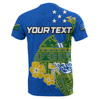 Custom Solomon Islands Independence 44th Melanesia Tattoo T Shirt LT6 - Polynesian Pride