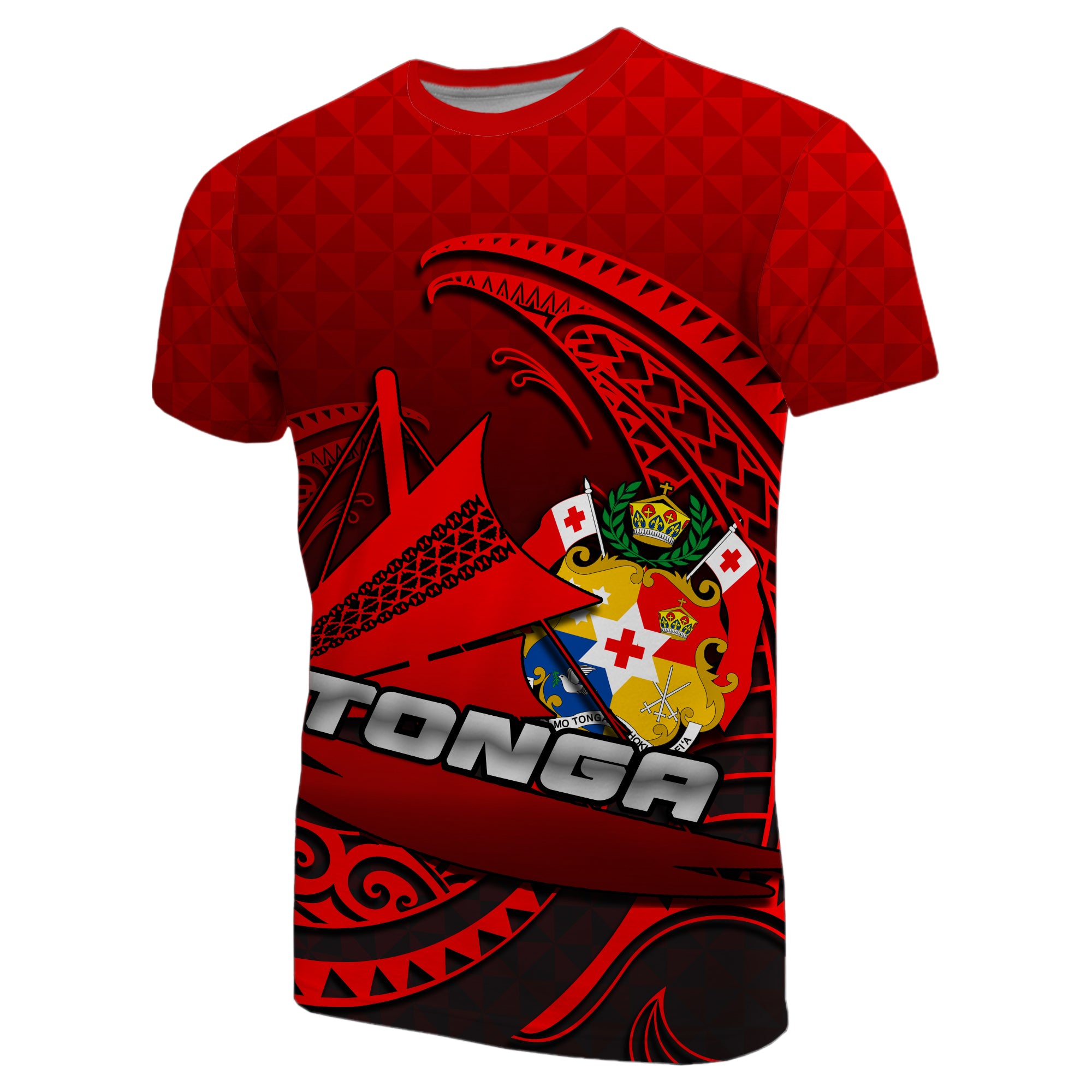Tonga Emancipation Day T Shirt Kalia No.1 LT6 Unisex Red - Polynesian Pride