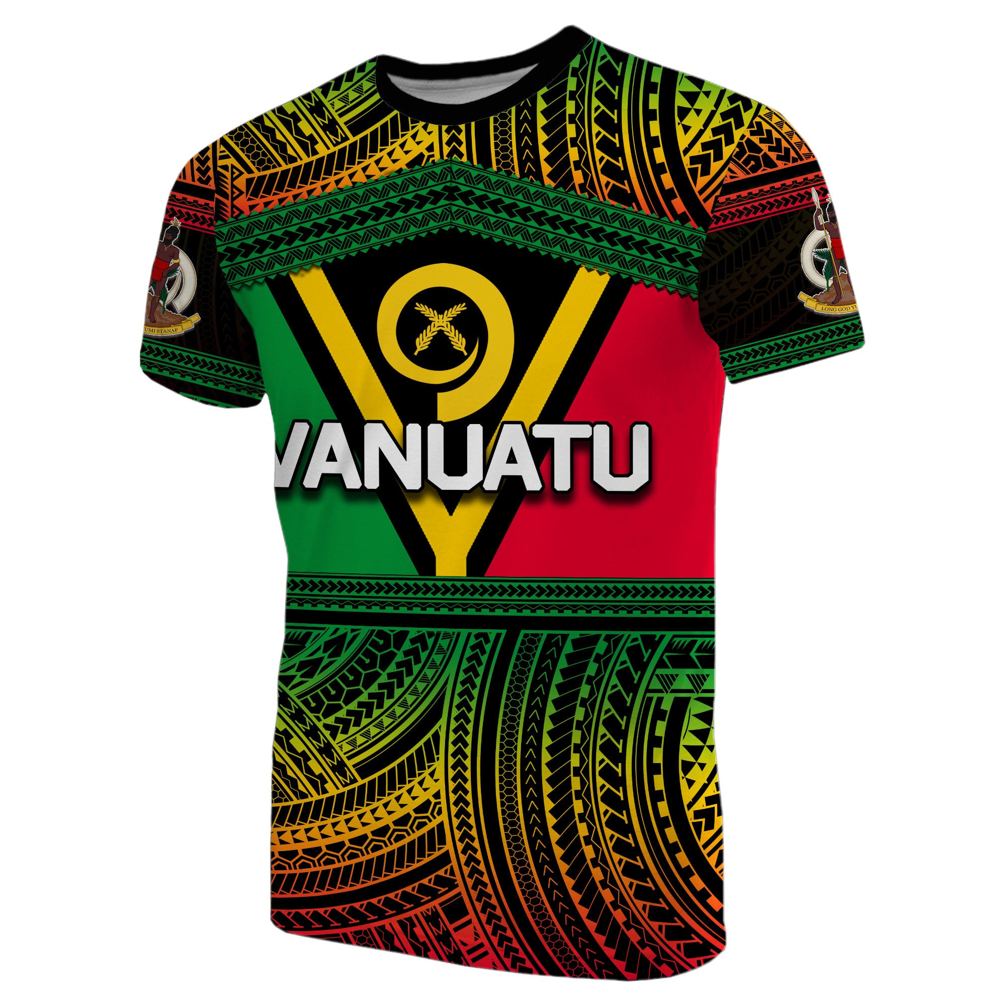 Vanuatu T Shirt Independence Day LT6 Red - Polynesian Pride