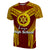 Custom Tonga High School T Shirt Yellow Style LT6 Unisex Brown - Polynesian Pride