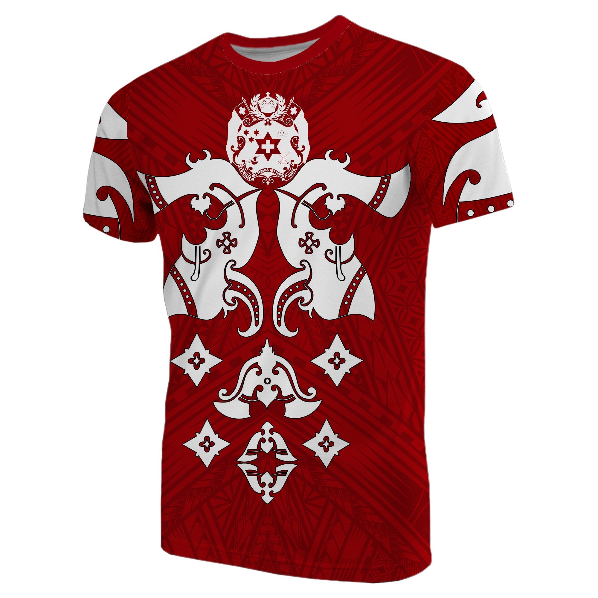 Tonga Polynesian T Shirt Red Unisex Red - Polynesian Pride