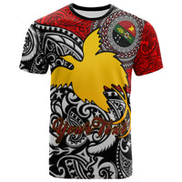 Papua New Guinea T shirt Custom Chimbu Of Papua New Guinea With Polynesian Patterns T shirt - Polynesian Pride