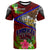 American Samoa T Shirt Custom American Samoa Eagle Flag Style With Polynesian Patterns T Shirt LT10 - Polynesian Pride