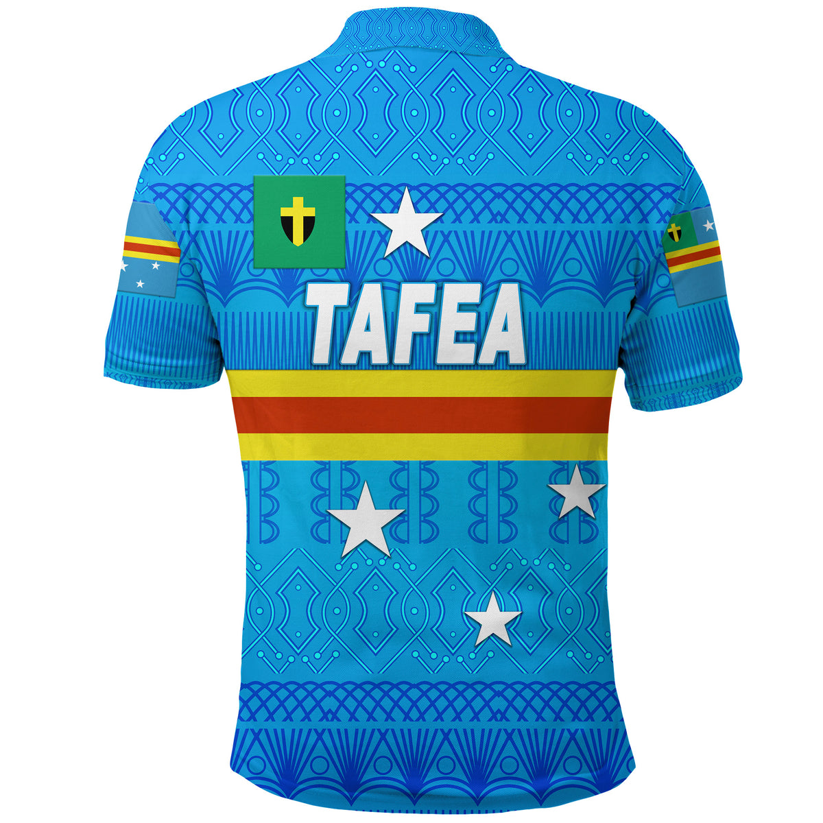 Tafea Province Polo Shirt Vanuatu Pattern Traditional Style LT8 - Polynesian Pride