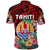 Custom Tahiti Polo Shirt French Polynesia Simple Vibes Red LT8 - Polynesian Pride