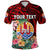 Custom Tahiti Polo Shirt French Polynesia Simple Vibes Red LT8 Unisex Red - Polynesian Pride